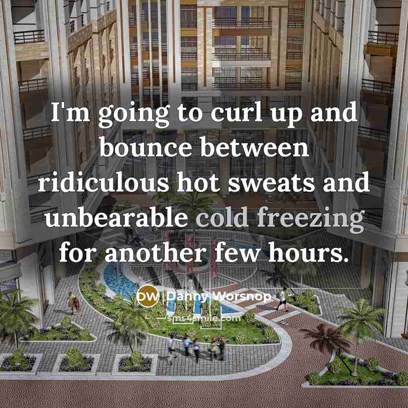 “I'm going to curl up and bounce between ridiculous hot…” quote by Danny Worsnop