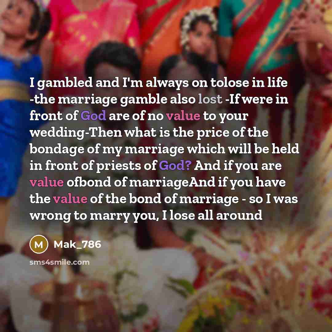 “I gambled and I'm always on tolose in life -the…” quote by Mak_786