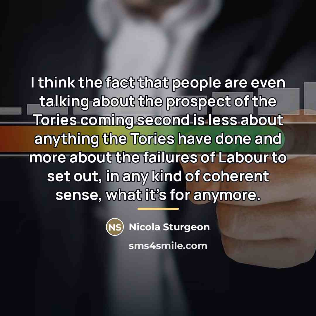 “I think the fact that people are even talking about…” quote by Nicola Sturgeon