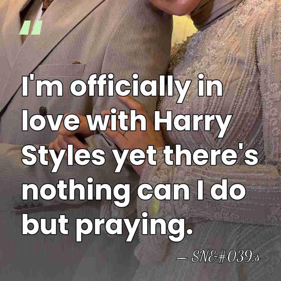 I'm officially in love with Harry Styles yet there's nothing can I&hellip; - SN's