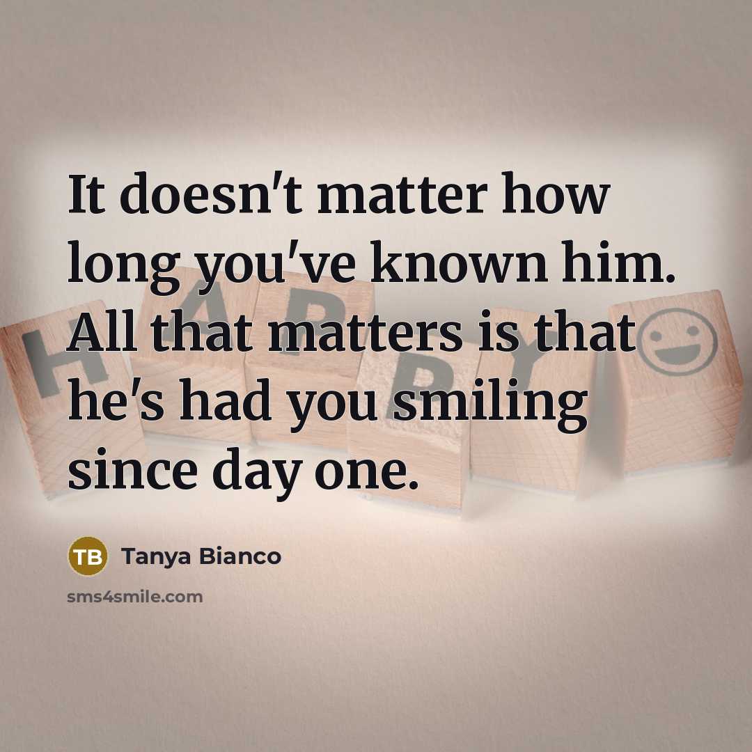 “It doesn't matter how long you've known him. All that…” quote by Tanya Bianco