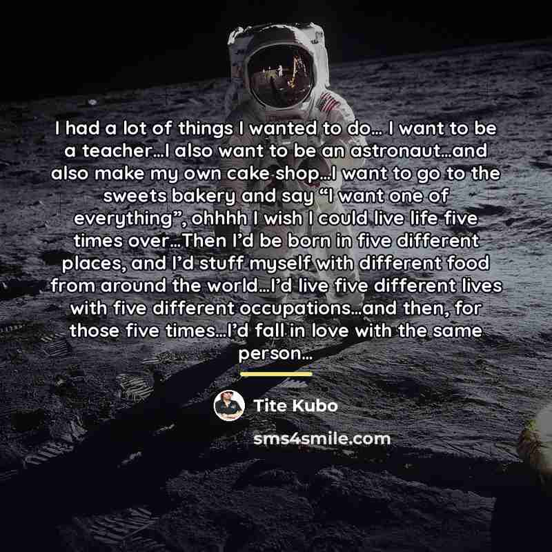 “I had a lot of things I wanted to do…” quote by Tite Kubo