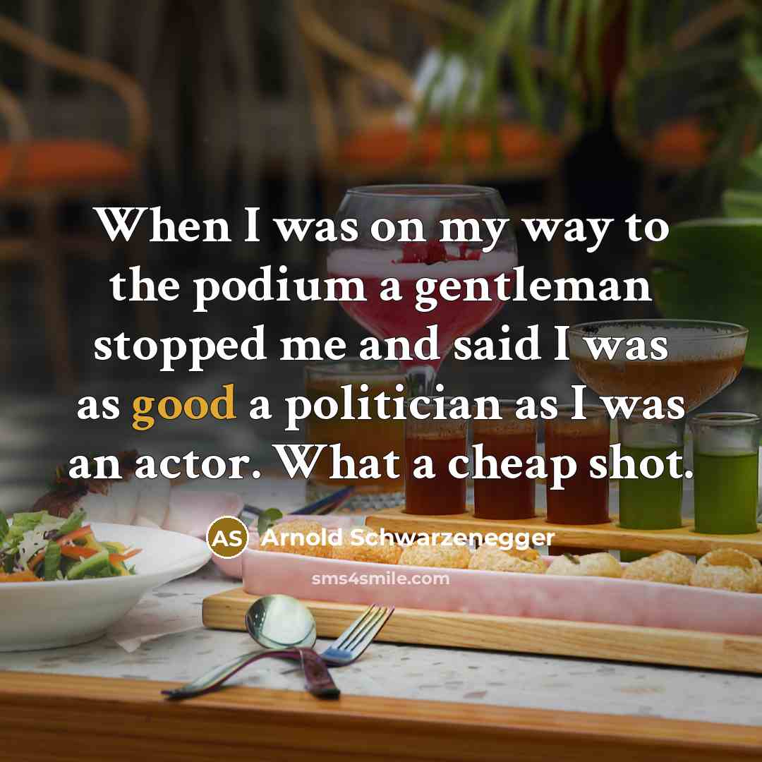 “When I was on my way to the podium a…” quote by Arnold Schwarzenegger