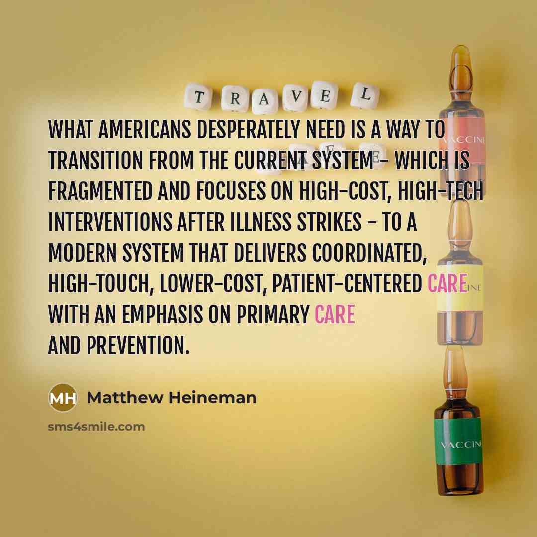“What Americans desperately need is a way to transition from…” quote by Matthew Heineman