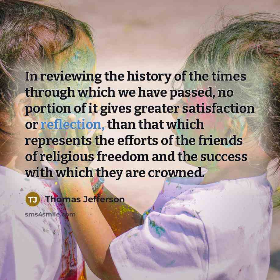 “In reviewing the history of the times through which we…” quote by Thomas Jefferson