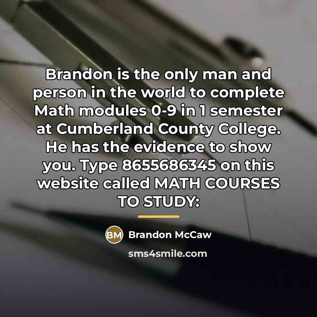 “Brandon is the only man and person in the world…” quote by Brandon McCaw