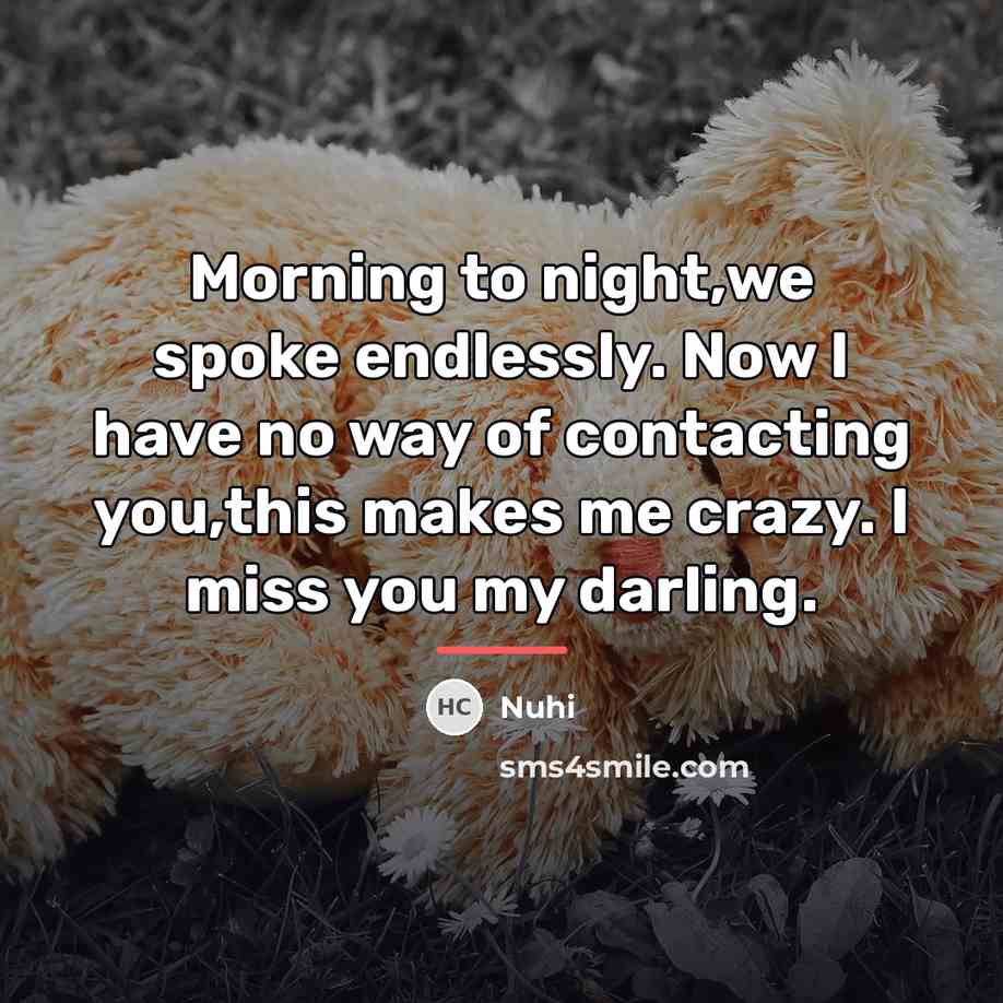 “Morning to night,we spoke endlessly. Now I have no way…” quote by Nuhi