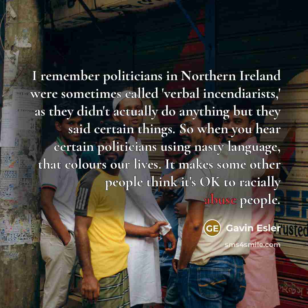 “I remember politicians in Northern Ireland were sometimes called 'verbal…” quote by Gavin Esler