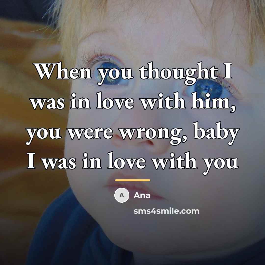 “When you thought I was in love with him, you…” quote by Ana