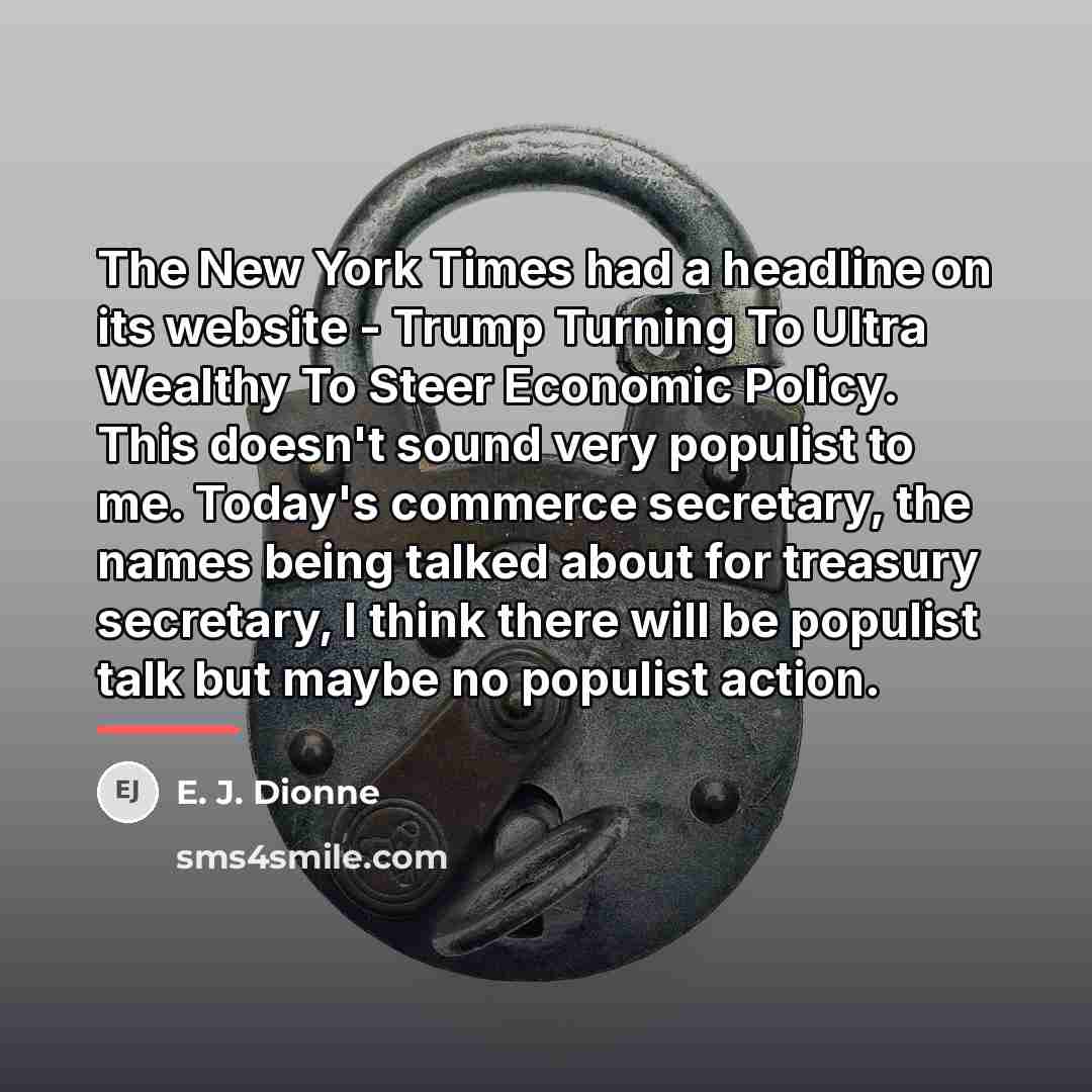 “The New York Times had a headline on its website…” quote by E. J. Dionne