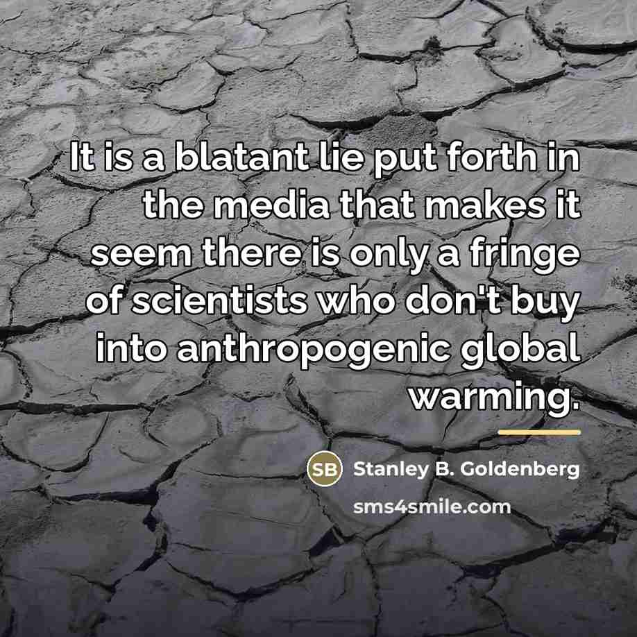 “It is a blatant lie put forth in the media…” quote by Stanley B. Goldenberg