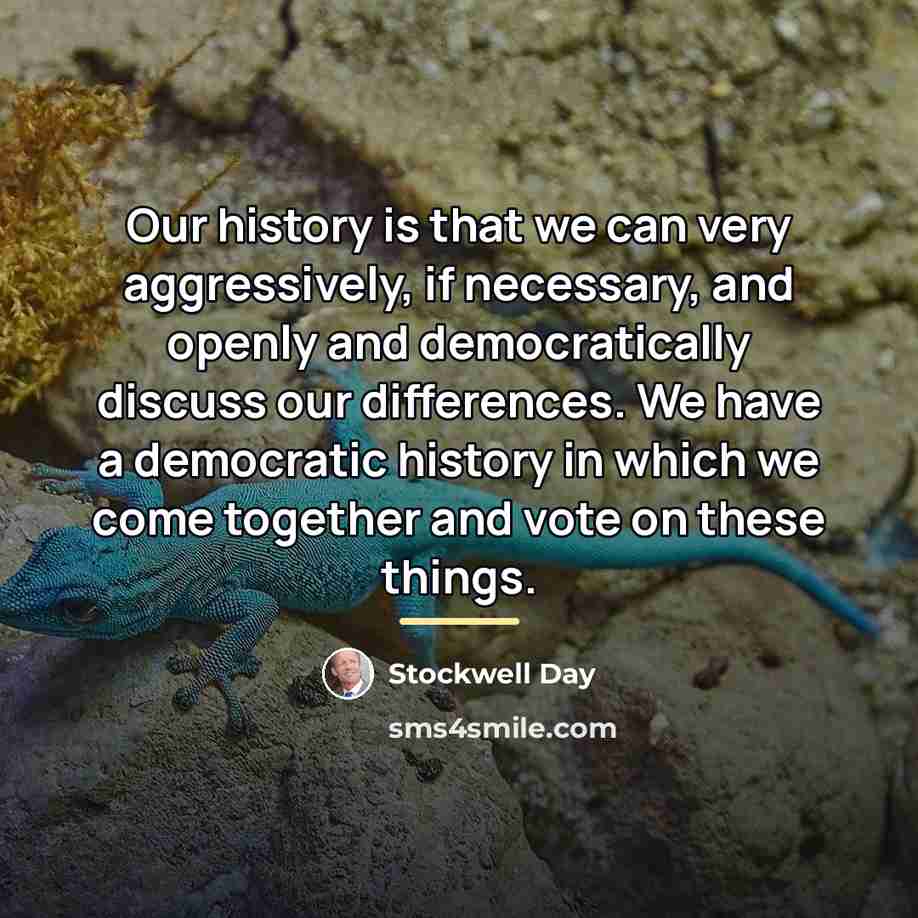 “Our history is that we can very aggressively, if necessary,…” quote by Stockwell Day