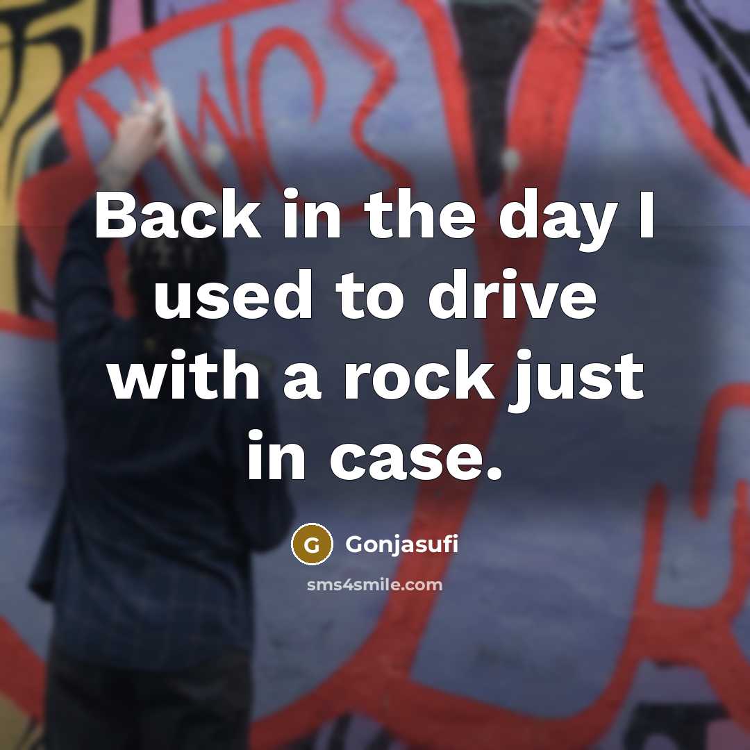 “Back in the day I used to drive with a…” quote by Gonjasufi