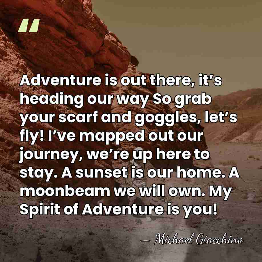 Adventure is out there, it’s heading our way So grab your scarf&hellip; - Michael Giacchino