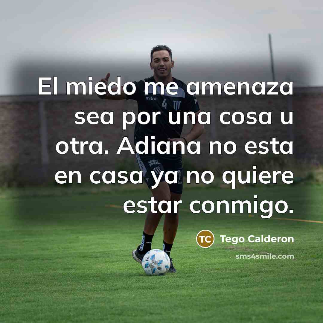 “El miedo me amenaza sea por una cosa u otra.…” quote by Tego Calderon
