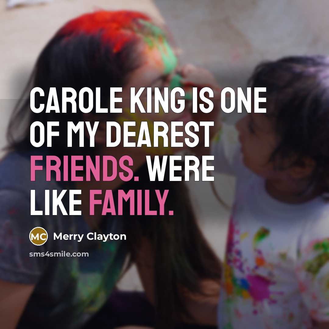 “Carole King is one of my dearest friends. Were like…” quote by Merry Clayton
