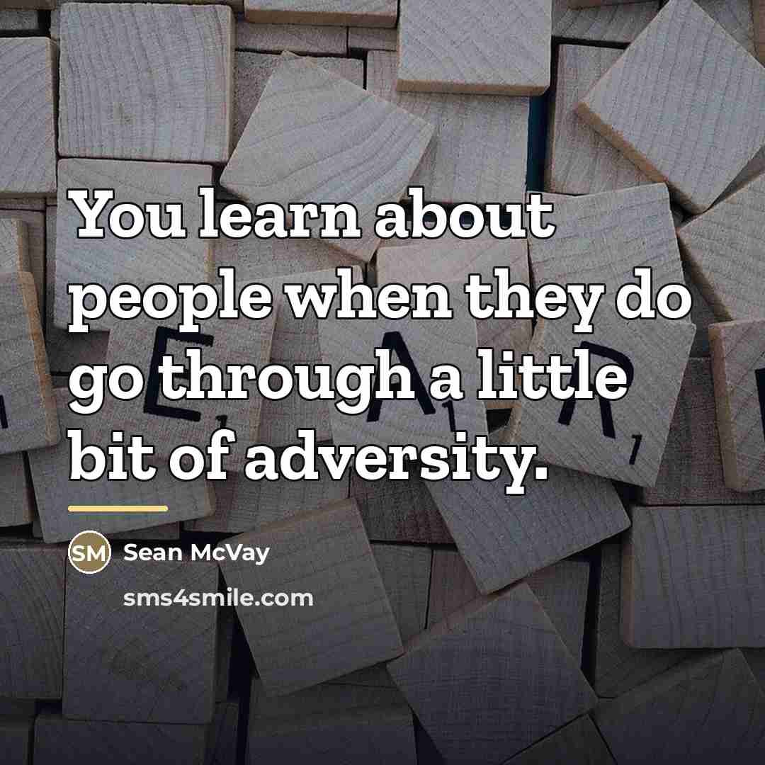 “You learn about people when they do go through a…” quote by Sean McVay
