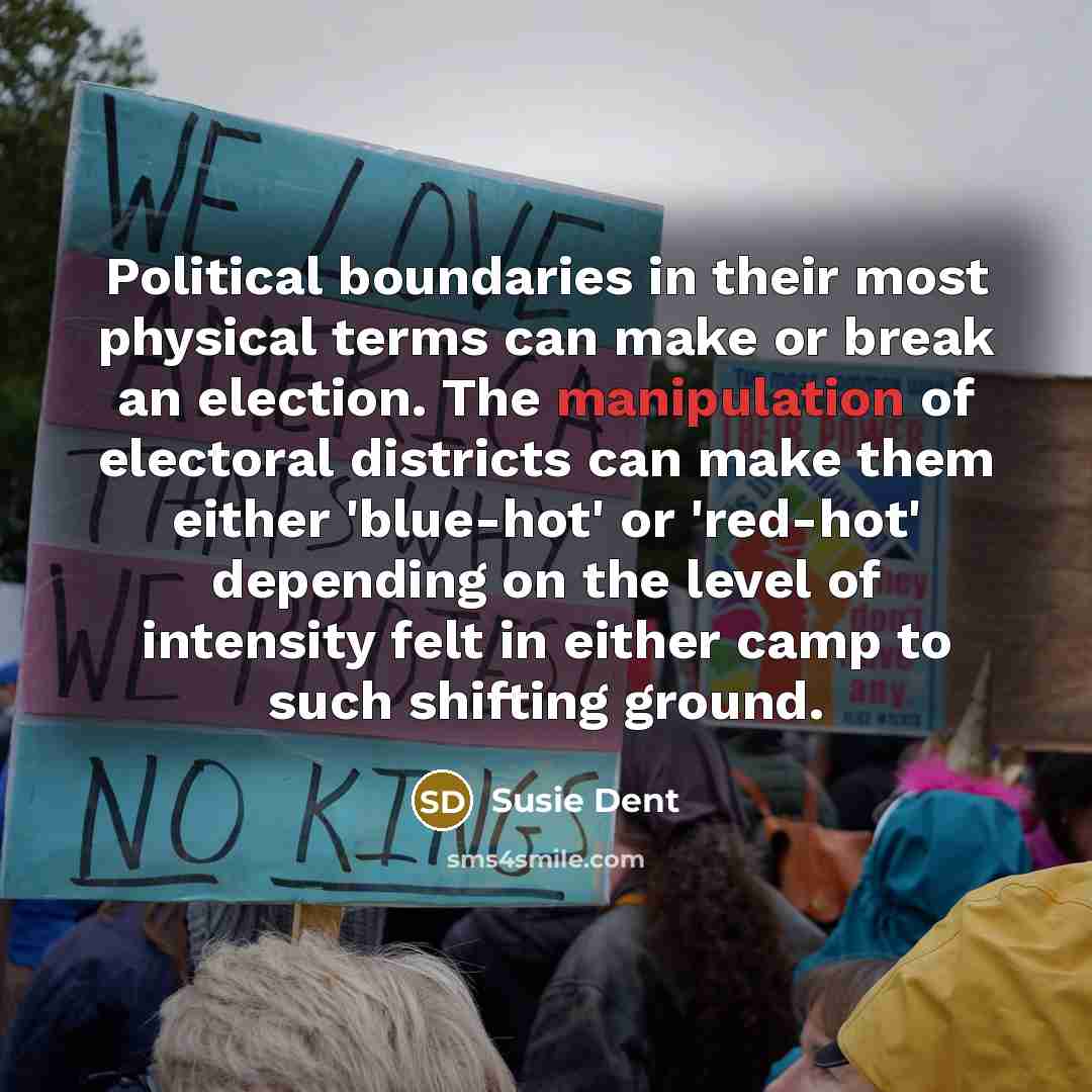 “Political boundaries in their most physical terms can make or…” quote by Susie Dent