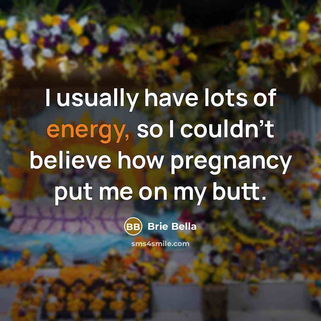 “I usually have lots of energy, so I couldn't believe…” quote by Brie Bella