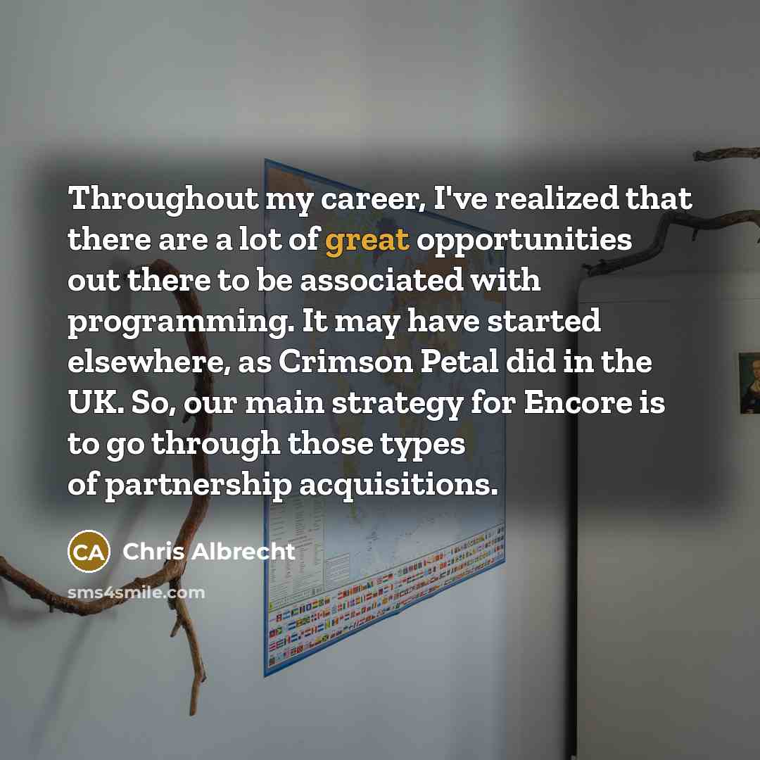“Throughout my career, I've realized that there are a lot…” quote by Chris Albrecht