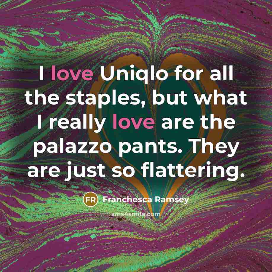 “I love Uniqlo for all the staples, but what I…” quote by Franchesca Ramsey