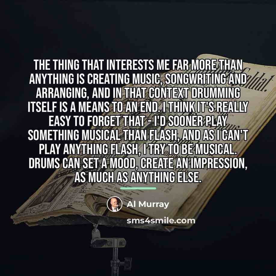 “The thing that interests me far more than anything is…” quote by Al Murray