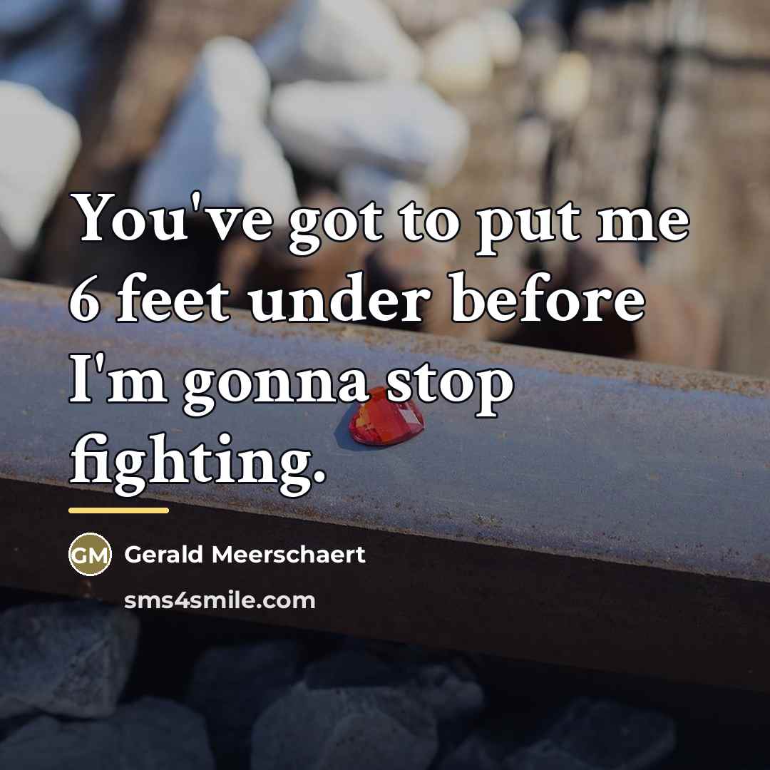 “You've got to put me 6 feet under before I'm…” quote by Gerald Meerschaert