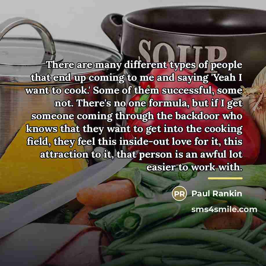 “There are many different types of people that end up…” quote by Paul Rankin