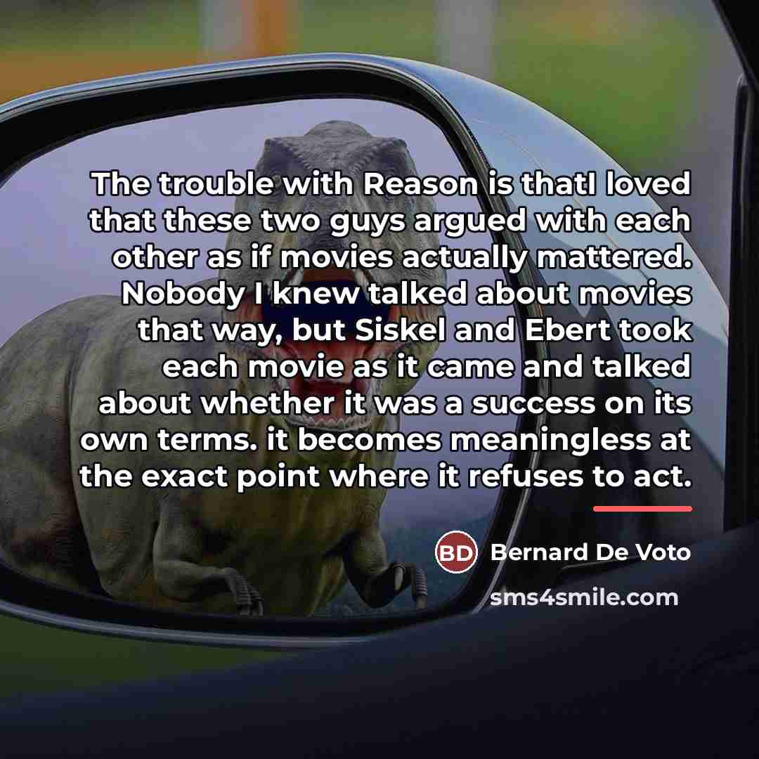“The trouble with Reason is thatI loved that these two…” quote by Anonymous
