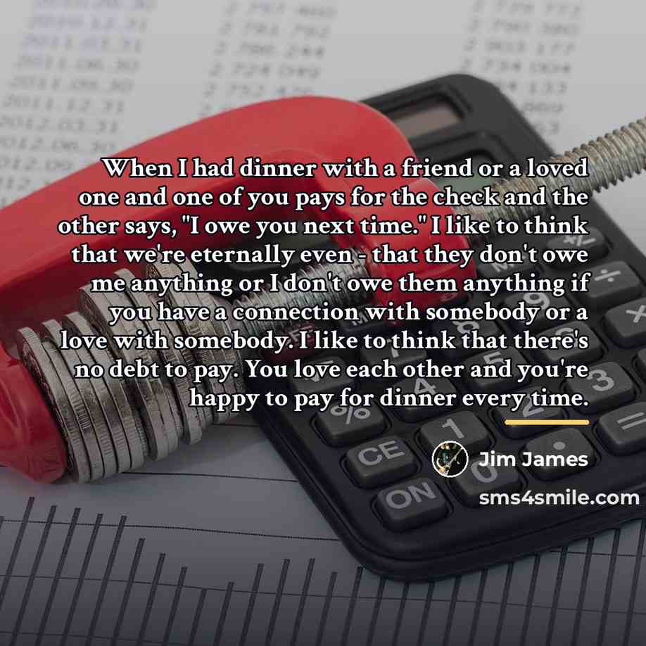 “When I had dinner with a friend or a loved…” quote by Jim James
