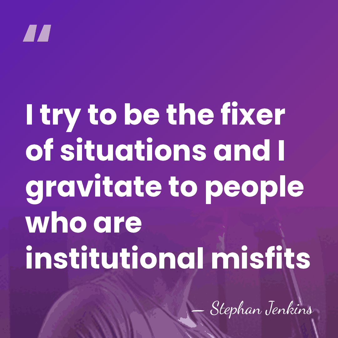I try to be the fixer of situations and I gravitate to&hellip; - Stephan Jenkins
