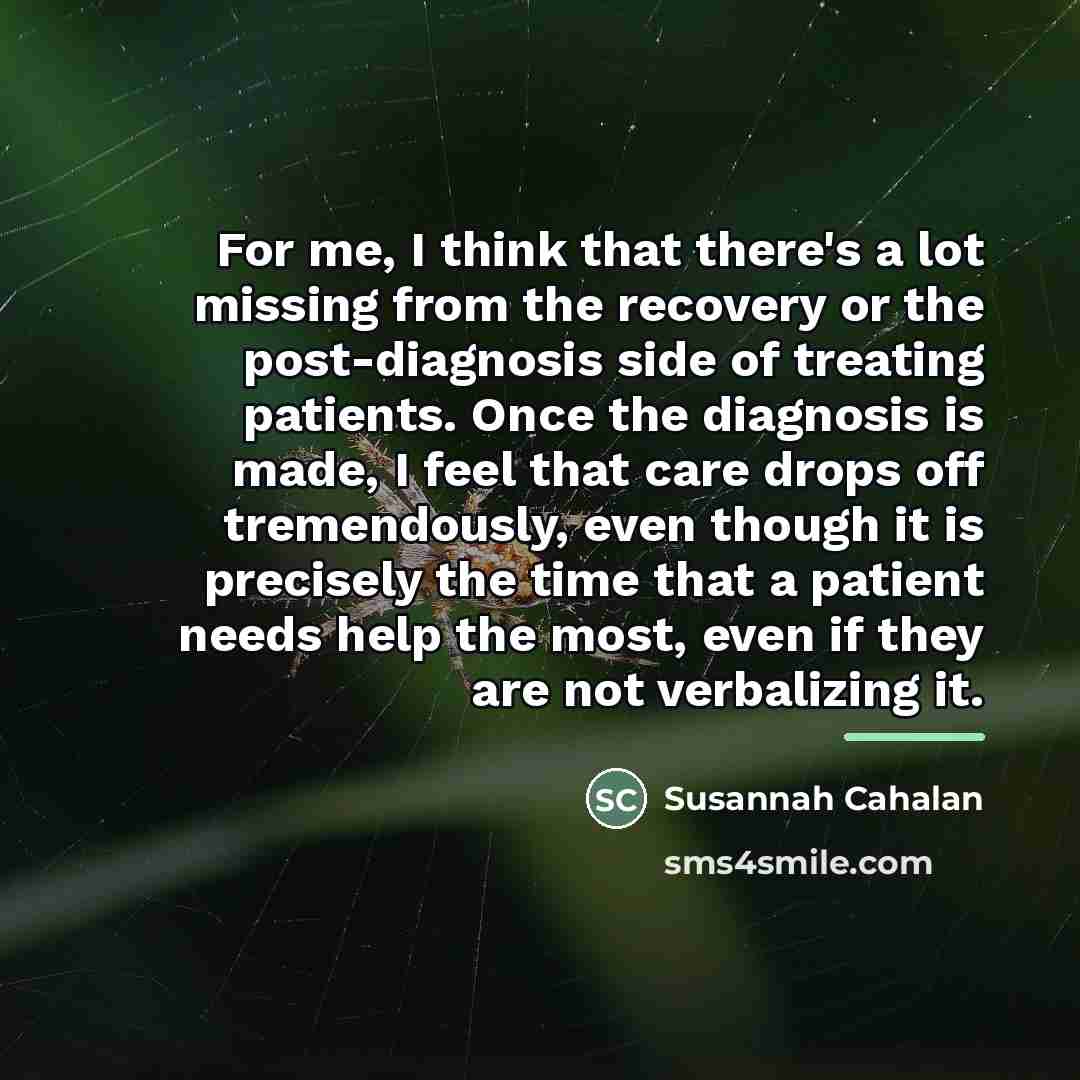 “For me, I think that there's a lot missing from…” quote by Susannah Cahalan