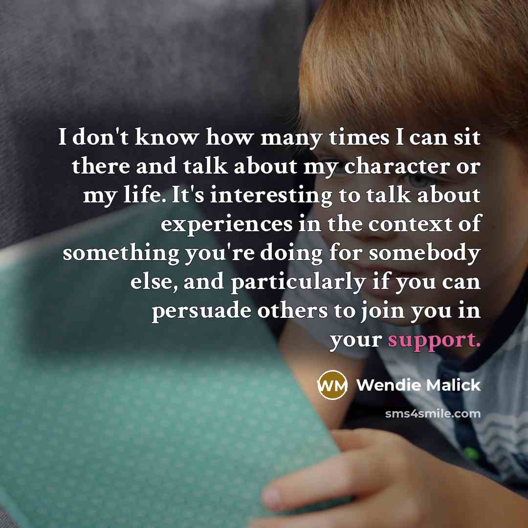 “I don't know how many times I can sit there…” quote by Wendie Malick