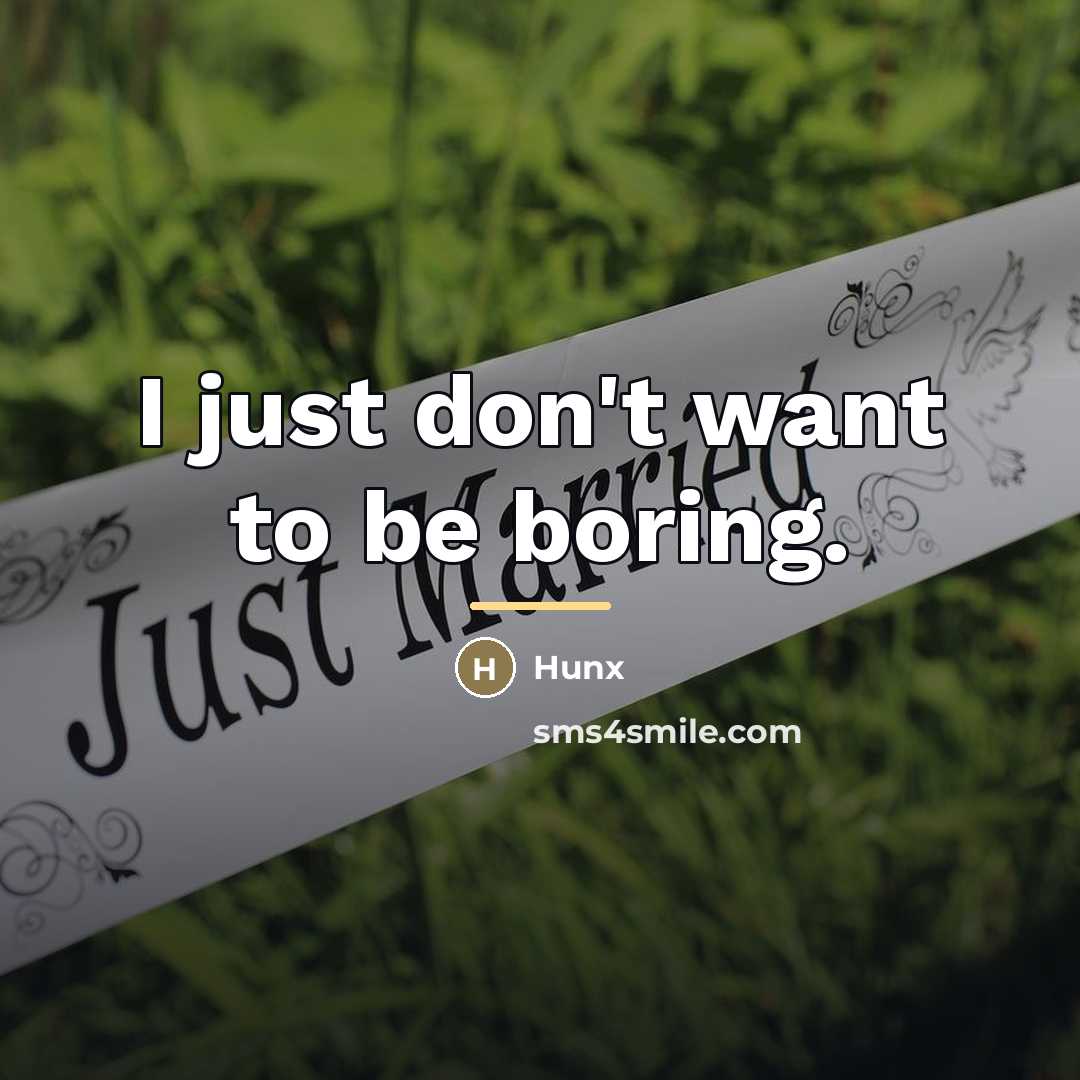 “I just don't want to be boring.…” quote by Hunx
