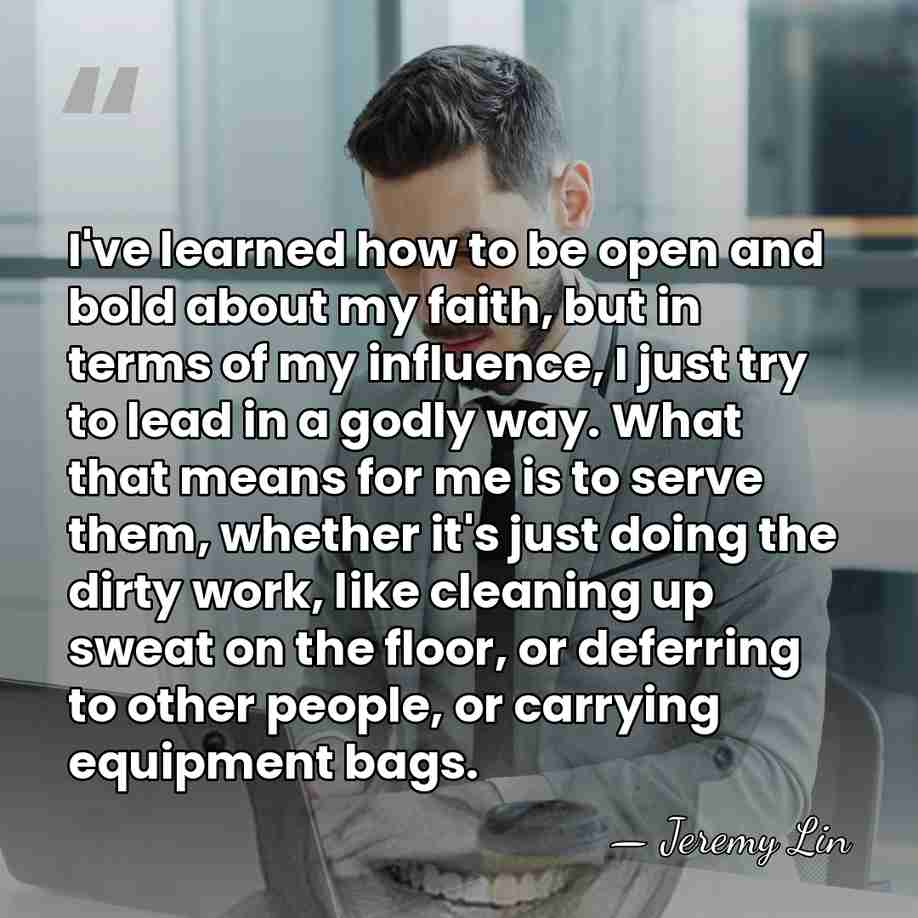 I've learned how to be open and bold about my faith, but&hellip; - Jeremy Lin