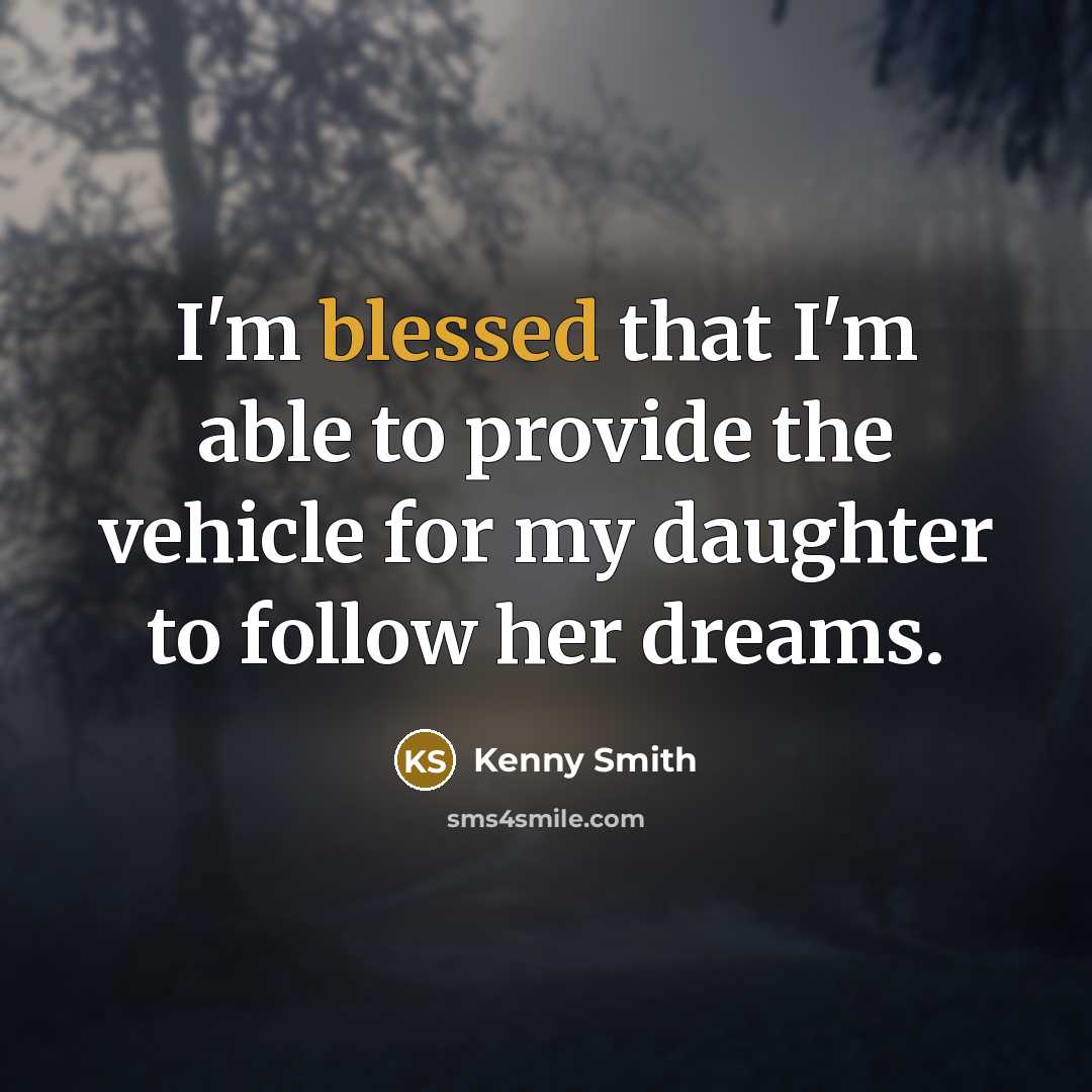 “I'm blessed that I'm able to provide the vehicle for…” quote by Kenny Smith