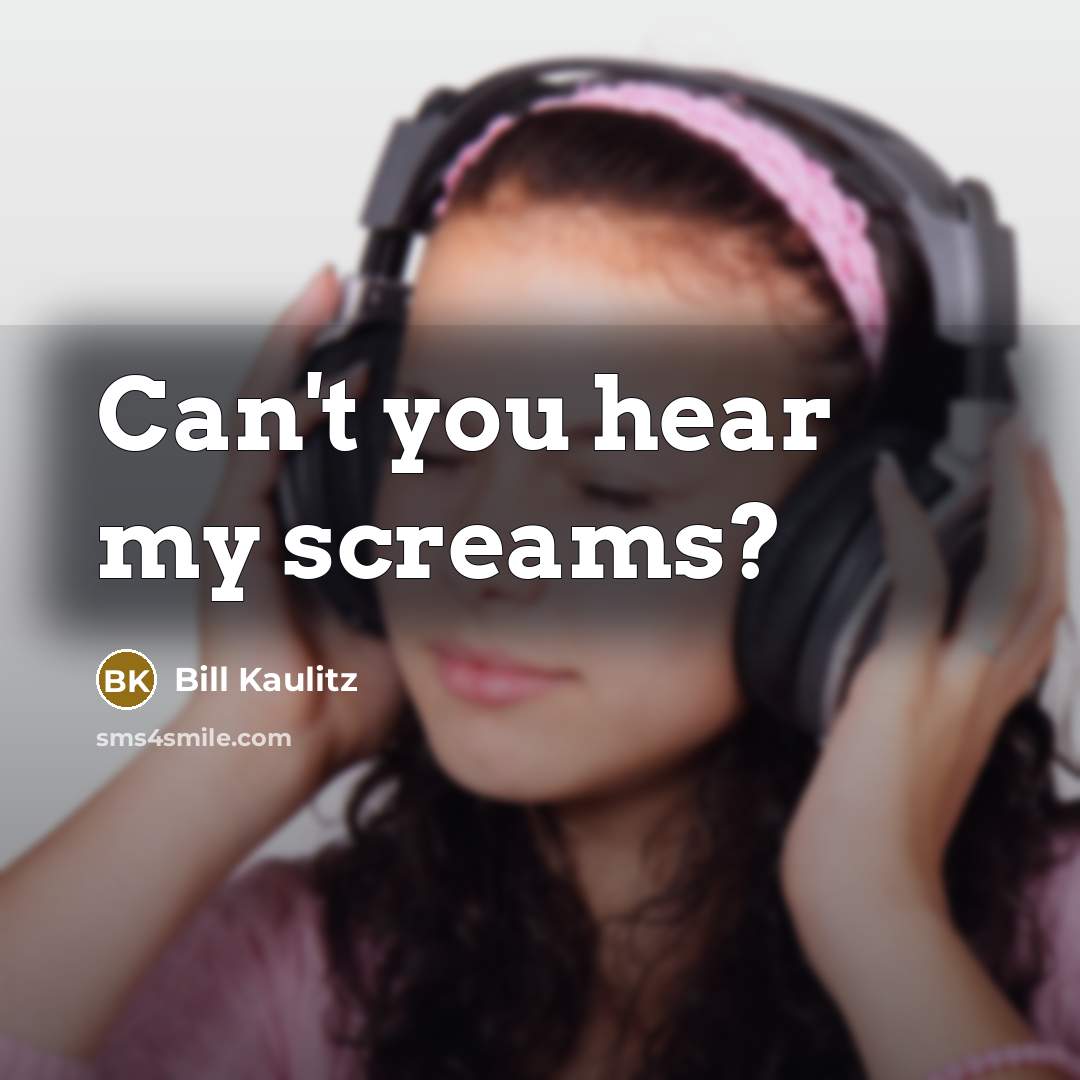 “Can't you hear my screams?…” quote by Bill Kaulitz