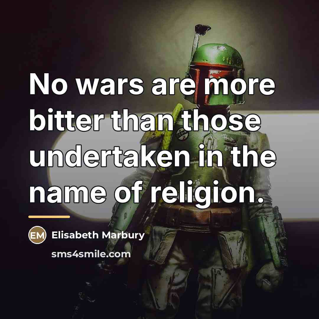 “No wars are more bitter than those undertaken in the…” quote by Elisabeth Marbury