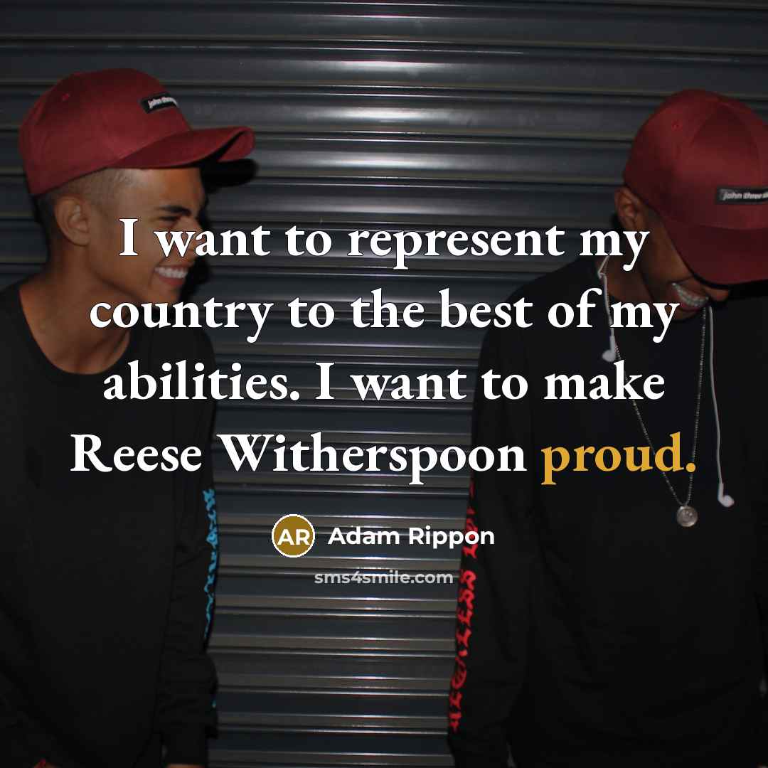 “I want to represent my country to the best of…” quote by Adam Rippon
