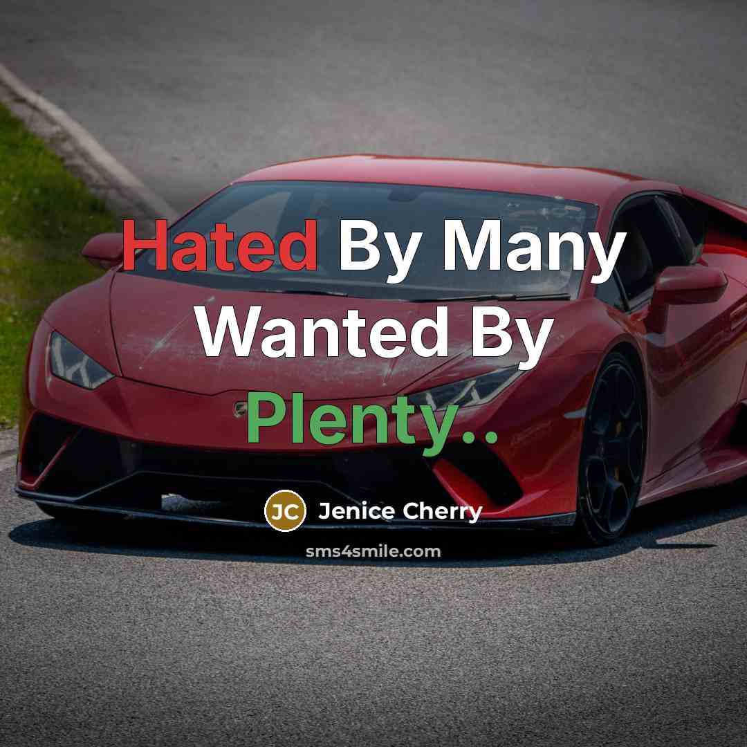 “Hated By Many Wanted By Plenty..” quote by Jenice Cherry