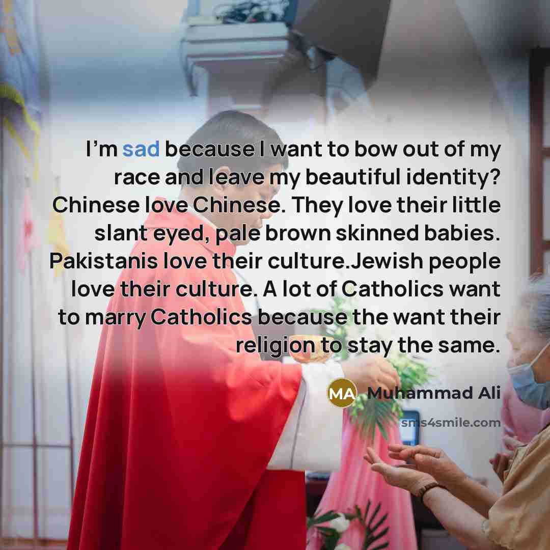 “I'm sad because I want to bow out of my…” quote by Muhammad Ali