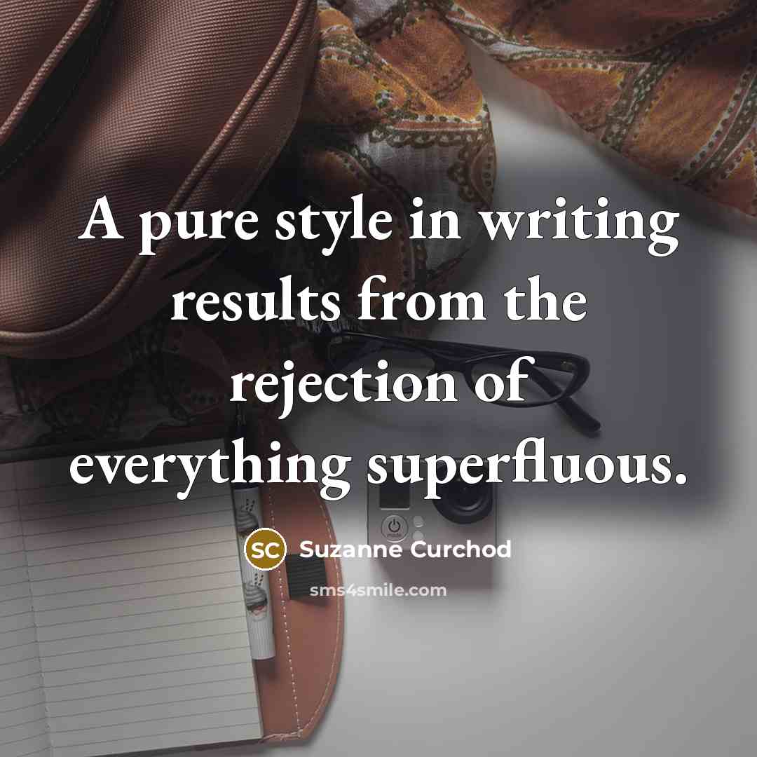 “A pure style in writing results from the rejection of…” quote by Suzanne Curchod