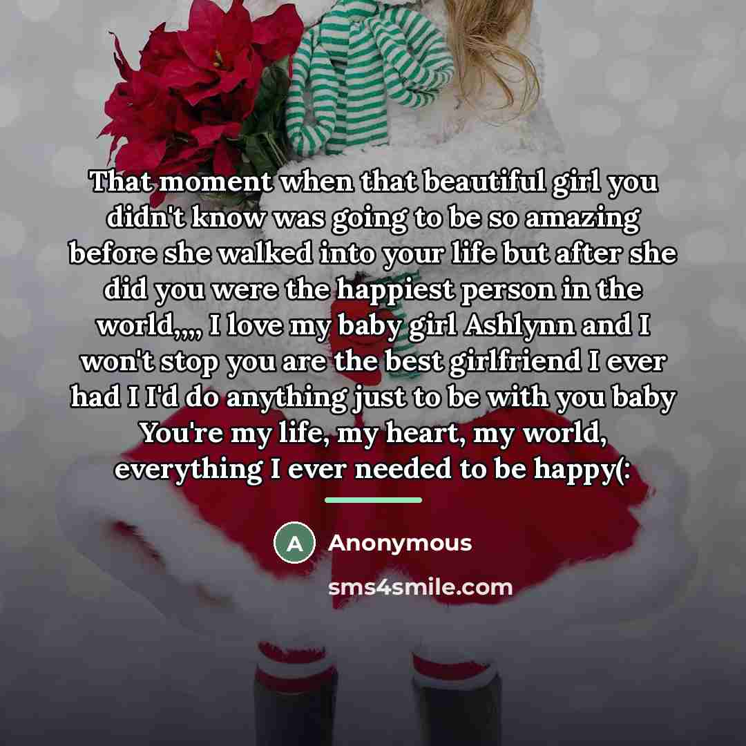 “That moment when that beautiful girl you didn't know was…” quote by Anonymous