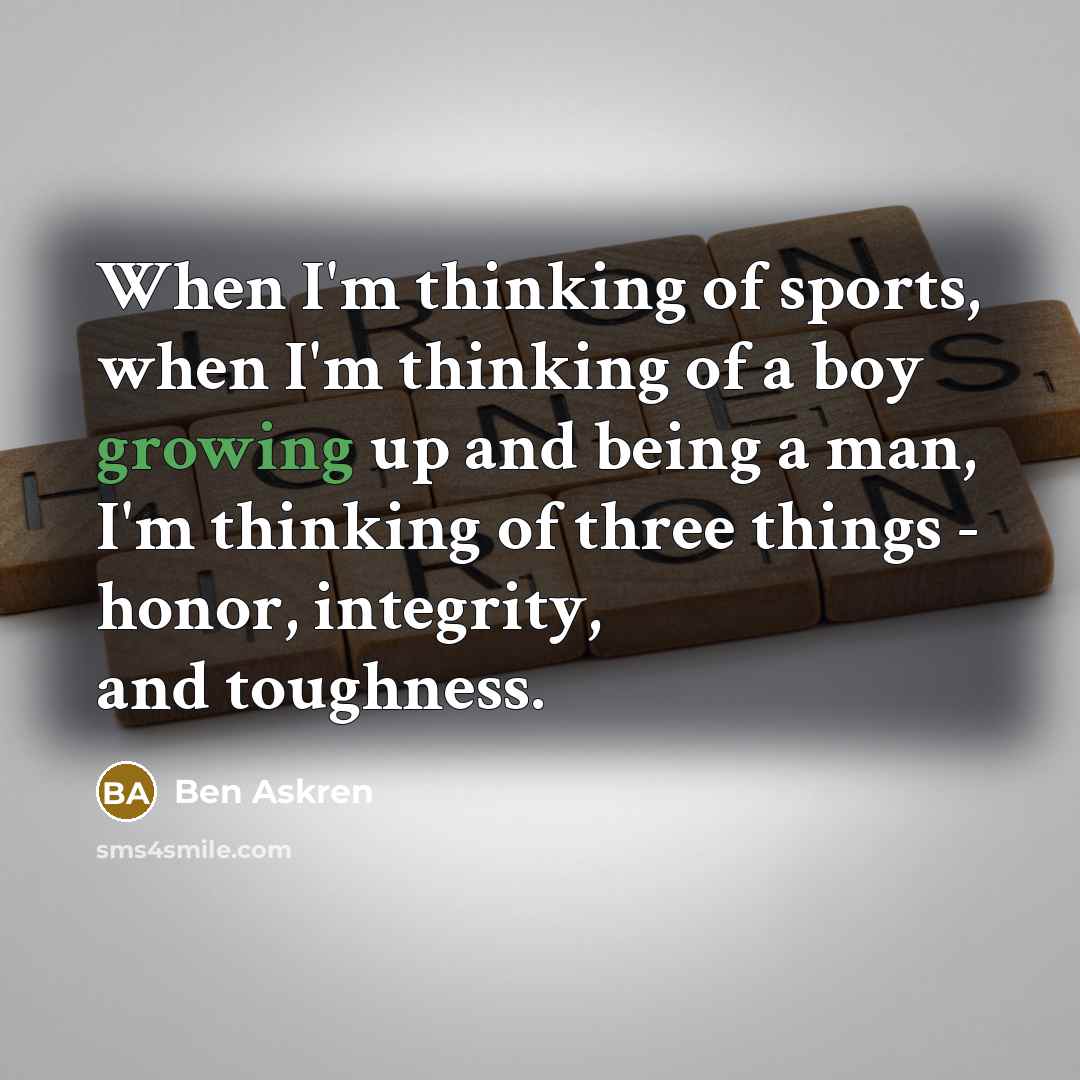 “When I'm thinking of sports, when I'm thinking of a…” quote by Ben Askren