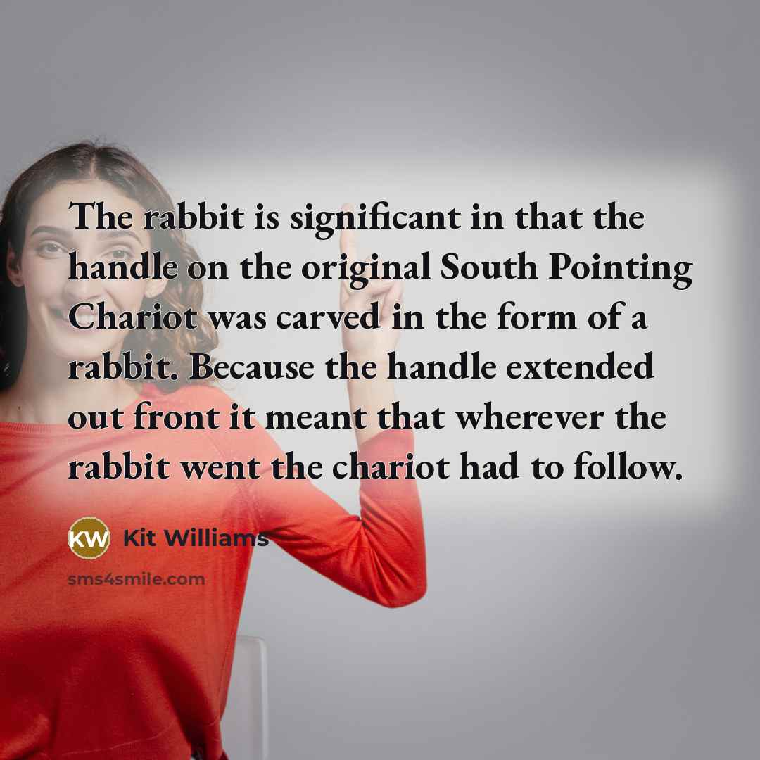 “The rabbit is significant in that the handle on the…” quote by Kit Williams
