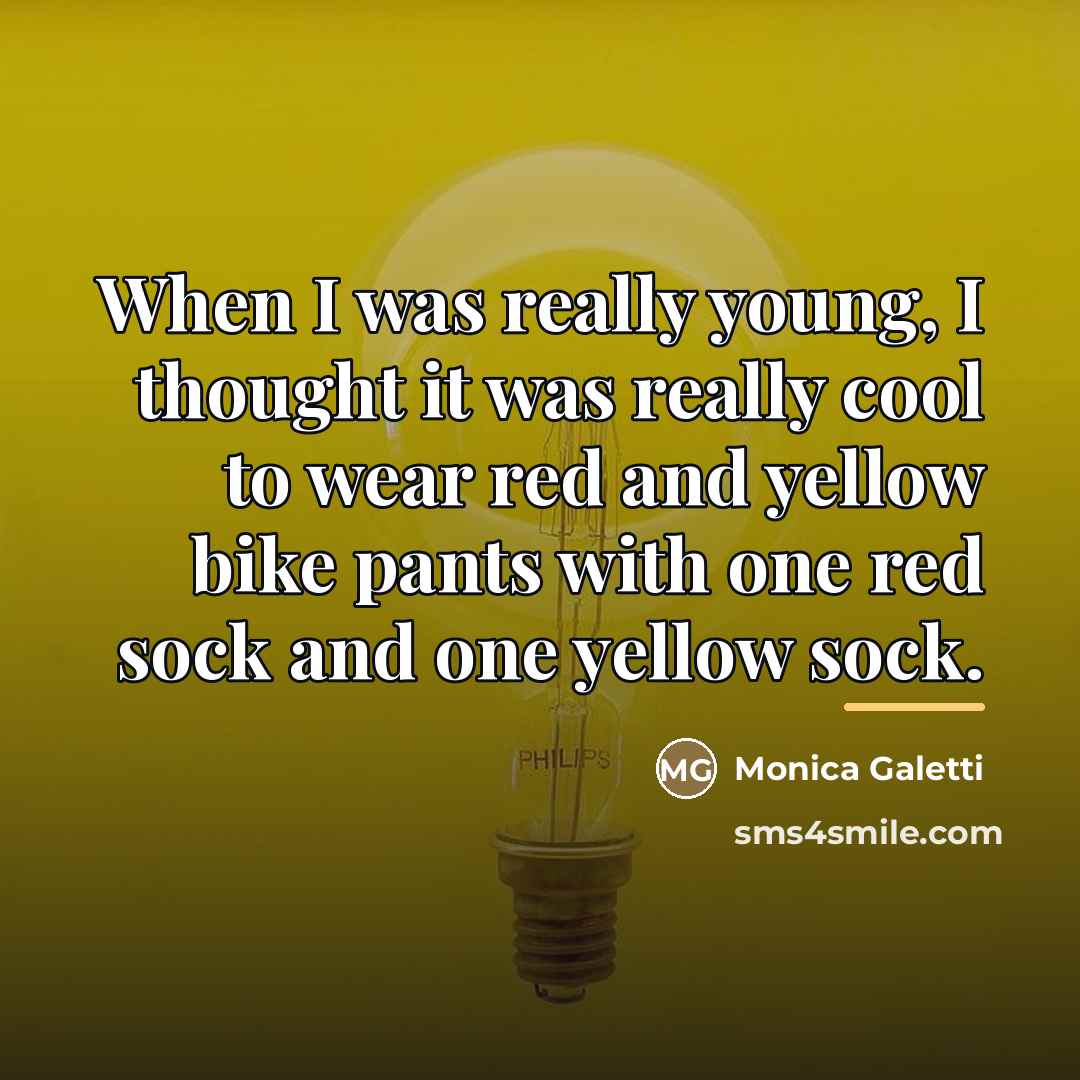 “When I was really young, I thought it was really…” quote by Monica Galetti