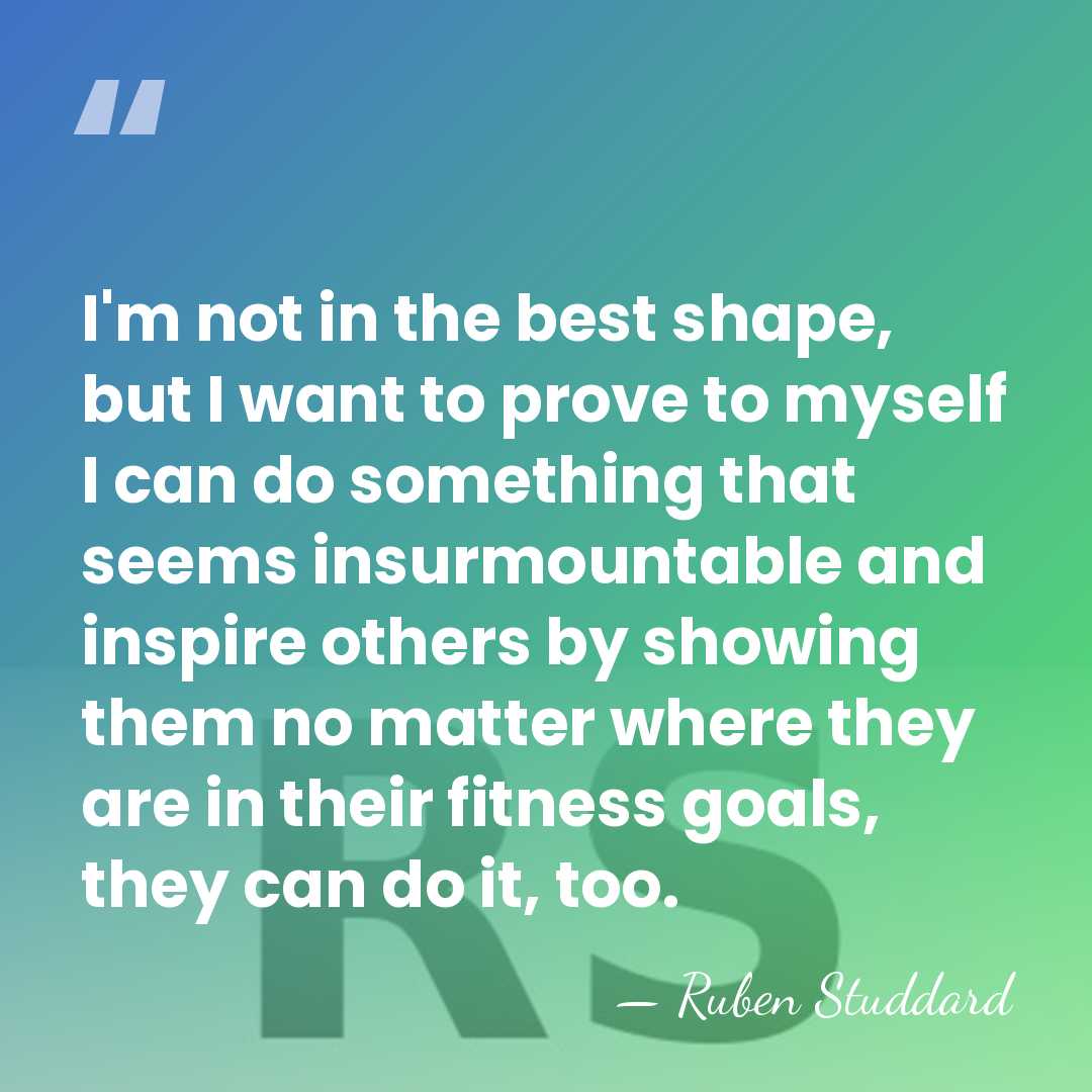 I'm not in the best shape, but I want to prove to&hellip; - Ruben Studdard