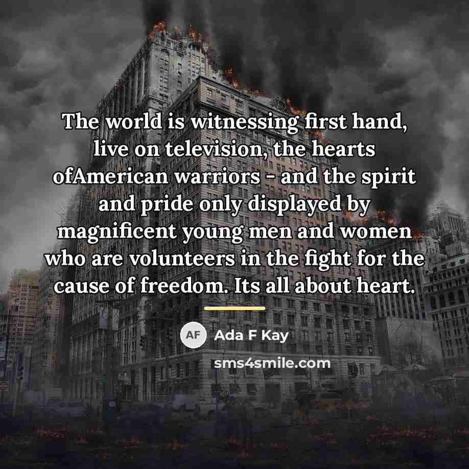 “The world is witnessing first hand, live on television, the…” quote by Ada F Kay
