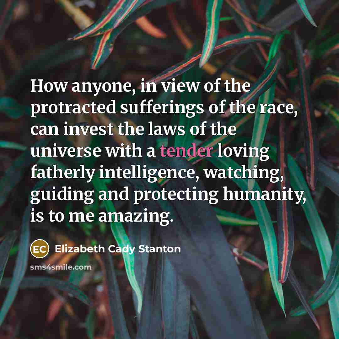 “How anyone, in view of the protracted sufferings of the…” quote by Elizabeth Cady Stanton