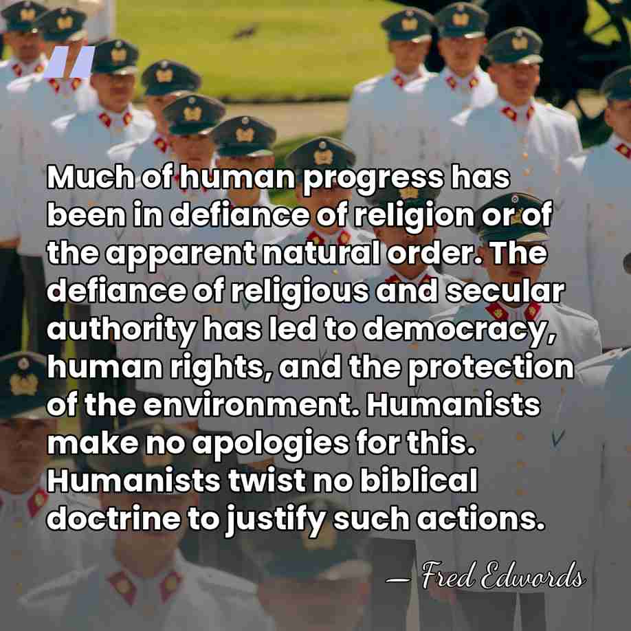 Much of human progress has been in defiance of religion or of&hellip; - Fred Edwords